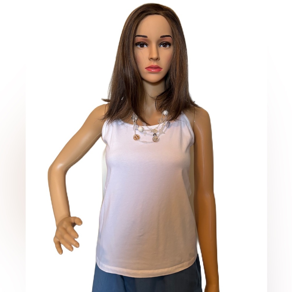 Cato White Tank Top